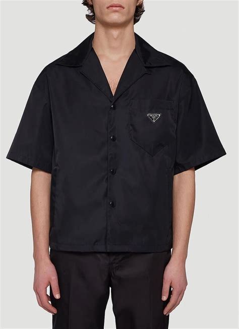 mens prada short sleeve t shirt|Prada short sleeve button up.